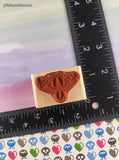 Vintage Rubber Stampede A304-C Garfield Funny Face Wooden Block/Rubber Stamp