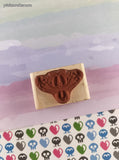 Vintage Rubber Stampede A304-C Garfield Funny Face Wooden Block/Rubber Stamp