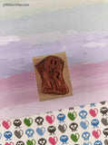 Vintage Rubber Stampede A303-B Garfield the Cat Wooden Block/Rubber Stamp