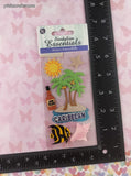 Sandylion Essentials Carribbean Vacation 3-Dimensional Sticker Pack, New/Sealed