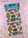 Vintage Frances Meyer FMI Gone Fishing Stickers, 1 Sheet New & Sealed