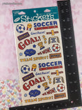 Vintage Frances Meyer FMI Soccer Team Stickers, 1 Sheet New & Sealed