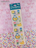 Vintage Frances Meyer FMI Baby Things Stickers, 2 Sheets New & Sealed