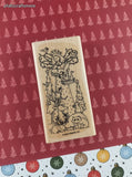 Vintage 2000 Stampin' Up! Christmas Angel w/Forest Friends Wooden Block/Rubber Stamp