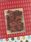 Vintage 1994 PSX Christmas Angel on High Wooden Block/Rubber Stamp