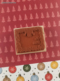 Vintage 1998 Stampin' Up! Christmas Gift Labels Set/2 Wooden Block/Rubber Stamps