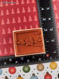 Vintage 1998 Stampin' Up! Christmas Gift Labels Set/2 Wooden Block/Rubber Stamps