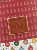 Vintage 1998 Stampin' Up! Christmas Gift Labels Set/2 Wooden Block/Rubber Stamps