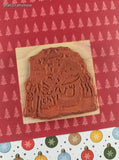 Vintage 1997 Penny Black Christmas Snowmen "Bundle Up" #642K Wooden Block/Rubber Stamp