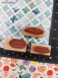Vintage Stampin' Up Sweet Moments Set/3 Wooden Block/Rubber Stamps