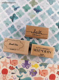 Vintage Stampin' Up Sweet Moments Set/3 Wooden Block/Rubber Stamps