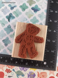 Vintage 2003 Stampin' Up! Cute Lil' Teddy Bear Wooden Block/Rubber Stamp