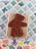 Vintage 2003 Stampin' Up! Cute Lil' Teddy Bear Wooden Block/Rubber Stamp