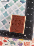 Vintage 1999 Stampin' Up! "Hello" Bird at the Window Garden Wooden Block/Rubber Stamp