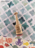 Vintage Hampton Arts Classy Classics Mara-Mi Miniature Wooden Block/Rubber Stamp, CLEAN