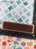 Vintage 2003 Stampin' Up! Teddy Bear Celebration Border Wooden Block/Rubber Stamp