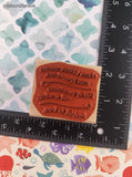 Vintage 2007 Stampin' Up! New Baby Bundled in Love Wooden Block/Rubber Stamp