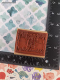Vintage 1999 Stampin' Up! Welcome Baby! Wooden Block/Rubber Stamp