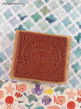 Vintage Inkadinkado #91082 "Home is More than a Place" Wooden Block/Rubber Stamp