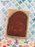 Vintage 1995 Stampin' Up! "Home Tweet Home" Birdhouses Wooden Block/Rubber Stamp