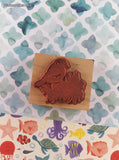 Vintage 1999 PSX E-786 Chickadee Bird Wooden Block/Rubber Stamp