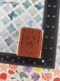 Vintage "Hello" Bird at the Window Garden Wooden Block/Rubber Stamp, CLEAN