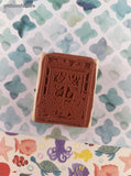 Vintage "Hello" Bird at the Window Garden Wooden Block/Rubber Stamp, CLEAN