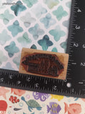 Vintage 1997 Stampin' Up! "Hand Stamped by" Wooden Block/Rubber Stamp