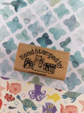 Vintage 1997 Stampin' Up! "Hand Stamped by" Wooden Block/Rubber Stamp