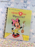 Vintage 1992 Little Golden Book: Minnie 'n Me, Where's Fifi? Hardcover