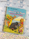 Vintage 1993 Little Golden Book: Walt Disney's Winnie the Pooh Eeyore, Be Happy! Hardcover