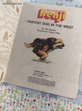 Vintage 1978 Little Golden Book: Joe Camp's Benji, Fastest Dog in the West Hardcover