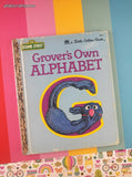 Vintage 1991 Little Golden Book: Grover's Own Alphabet Hardcover