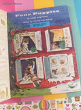 Vintage 1990 Little Golden Book: Four Puppies Hardcover