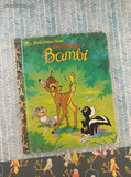 Vintage 1993 Little Golden Book: Walt Disney's Bambi Hardcover
