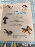 Vintage 1995 Little Golden Book: The Poky Little Puppy Hardcover