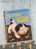 Vintage 1995 Little Golden Book: The Poky Little Puppy Hardcover