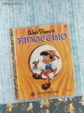 Vintage 1980 Little Golden Book: Walt Disney's Pinocchio Hardcover