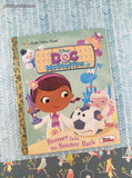 2013 1st Printing Little Golden Book: Disney's Doc McStuffins, Boomer Gets His Bounce Back Hardcover