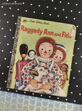 Vintage 1974 Little Golden Book: Raggedy Ann and Fido Hardcover