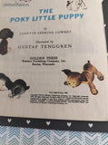 Vintage 1982 Little Golden Book: The Poky Little Puppy Hardcover
