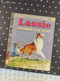 Vintage 1956 1st Printing Little Golden Book: Lassie Shows the Way Hardcover