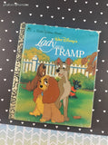 Vintage 1994 Little Golden Book: Walt Disney's Lady and the Tramp Hardcover