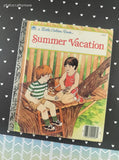 Vintage 1986 1st Printing Little Golden Book: Summer Vacation Hardcover