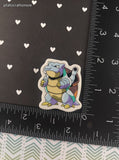 Vintage Pokemon Miniature Character Eraser, Blastoise, Clean & Unused