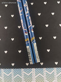 Vintage Pokemon Gotta Catch 'em All Unsharpened Blue Pencils, Mewtwo, Set/2
