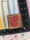 Vintage 1997 Ann-ticipations Cute Lil' Mouse "Bashful Mouse" Wooden Block/Rubber Stamp