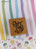 Vintage 1997 Ann-ticipations Cute Lil' Mouse "Bashful Mouse" Wooden Block/Rubber Stamp