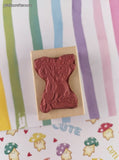 Vintage 1997 Ann-ticipations Cute Lil' Mouse "Exercise Mouse" Wooden Block/Rubber Stamp CLEAN