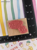 Vintage 2003 Ann-ticipations Cute Lil' Mouse "Racing Mouse" 9442-G Wooden Block/Rubber Stamp CLEAN